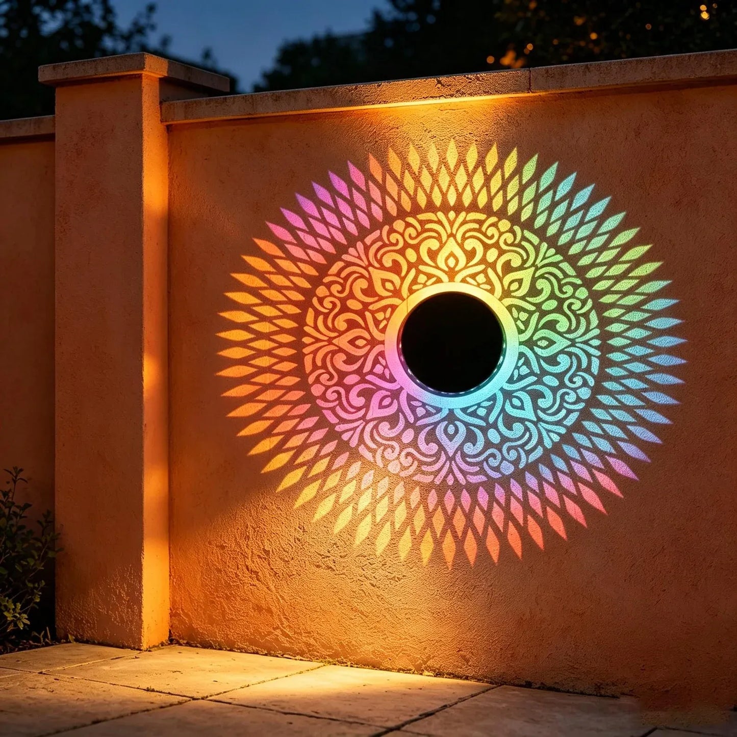 Garden & String Lights Güneş Enerjili Mandala